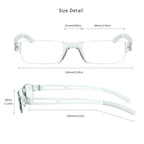 LifeArt Blue Light Blocking Reading Glasses, 2 or 4-Pack Men’s and Women’s Rectangular Frame, Anti-Reflective Lenses, +2.00Magnifaction