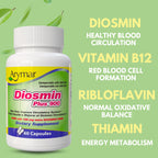 Arymar Diosmin Plus 900, Circulatory System Support (60 Capsules/Pack of 1)