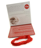 The Original Kabbalah Red String Bracelet from Israel - 60" Wool Cord for Spiritual Protection with Blessing, Prayer & Instructions (For Adults) for up to 7 Evil Eye Protection Bracelets