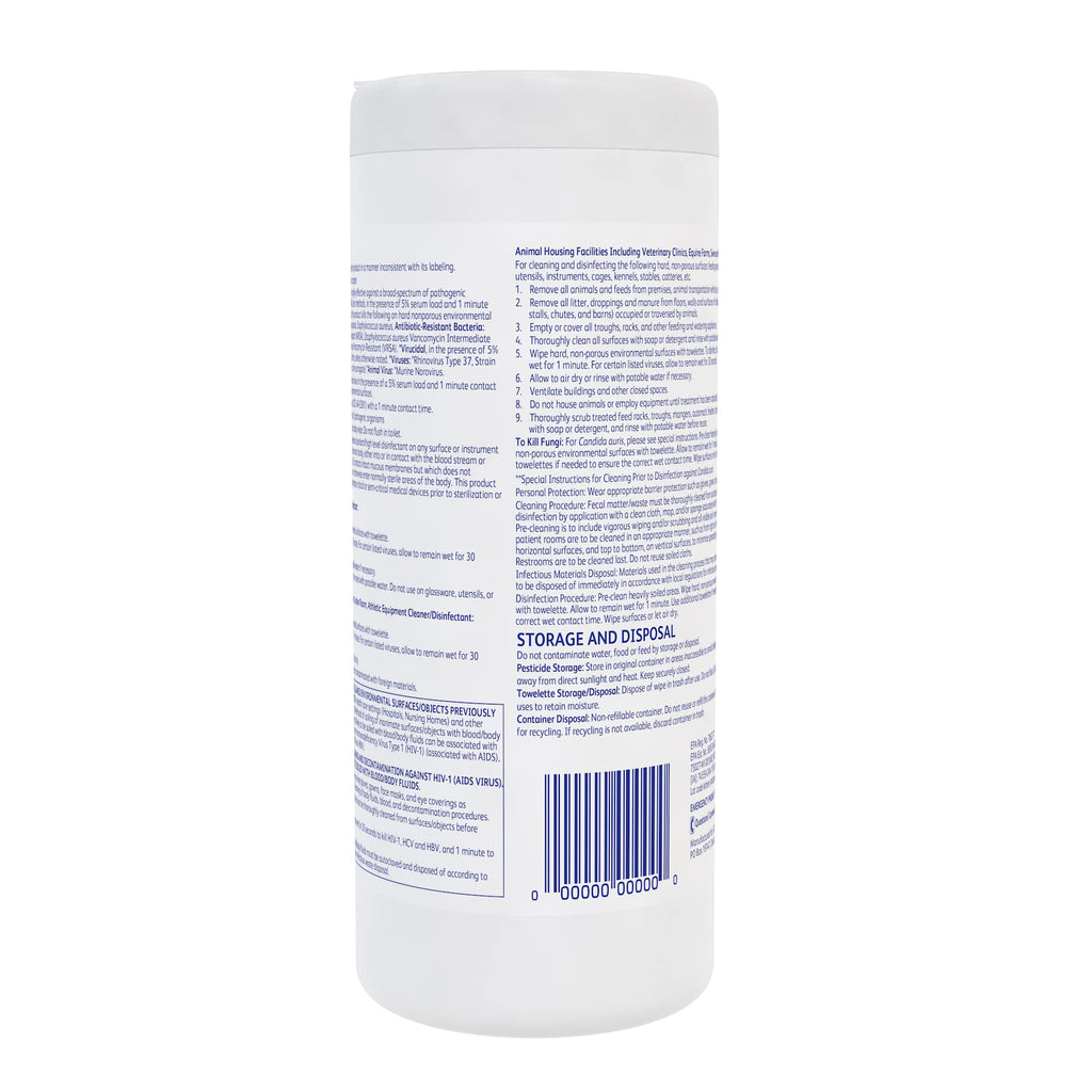 Oxivir Diversey 1 Disinfectant Peroxide Wipes, Medium, 60 Wipes