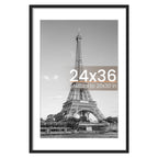 upsimples 24x36 Poster Frame, Wall Decor Picture Frames, Black 1 Pack