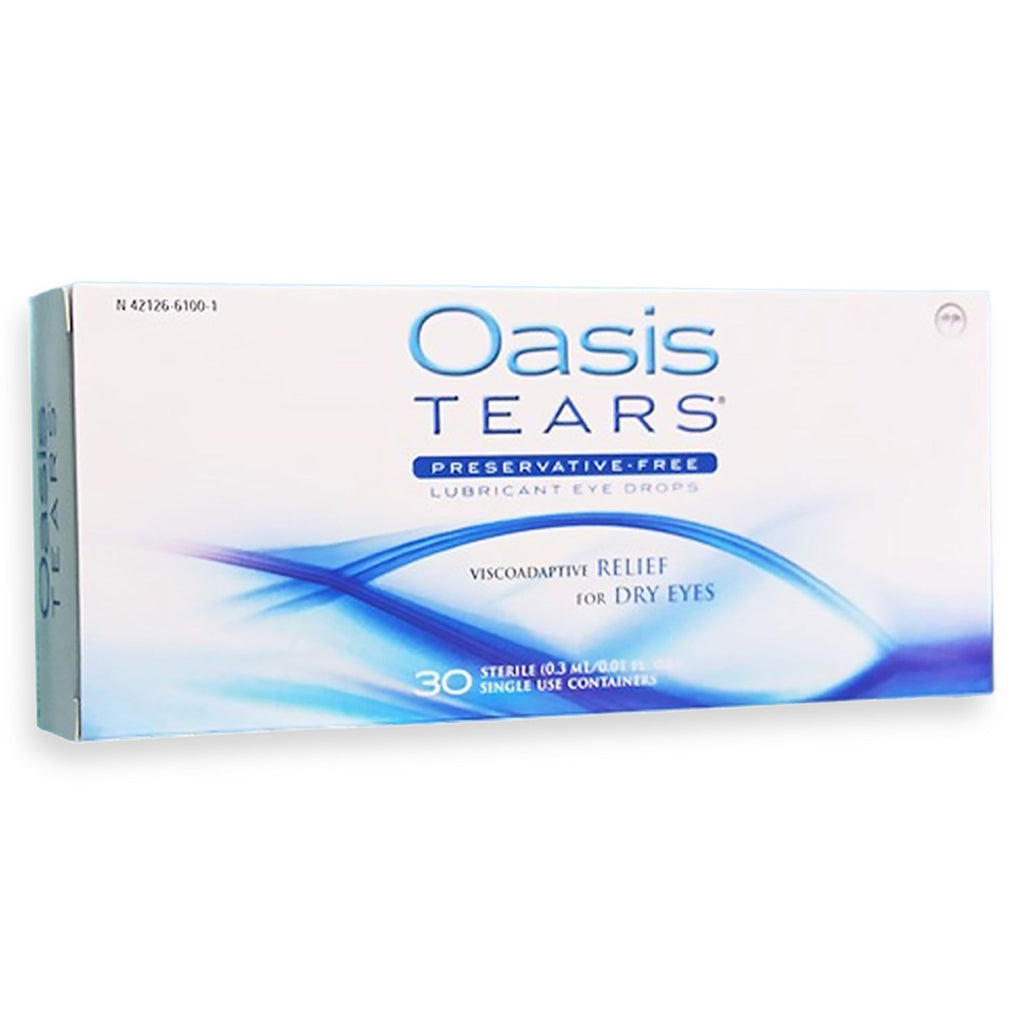 OT6100 - Oasis TEARS® Preservative-Free Lubricant Eye Drops Relief for Dry Eyes | 30 Single-Use Containers | 0.01 FL OZ (0.3 mL)
