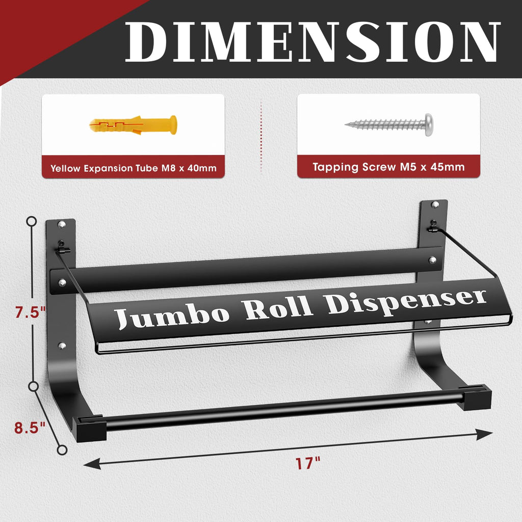 Hazztoll Wall Mounted Wiper Dispenser,Compatible with Wypall & Kimtech Wipe