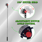 BARAYSTUS Crack Weeder Long Handle 3-in-1 Adjustable Crevice Cleaning Tool with Stainless Steel Weed Brush with 2 Scrapers Weed Puller Tool for Driveway, Patio Sidewalk to Remove Moss Weeds Dirt
