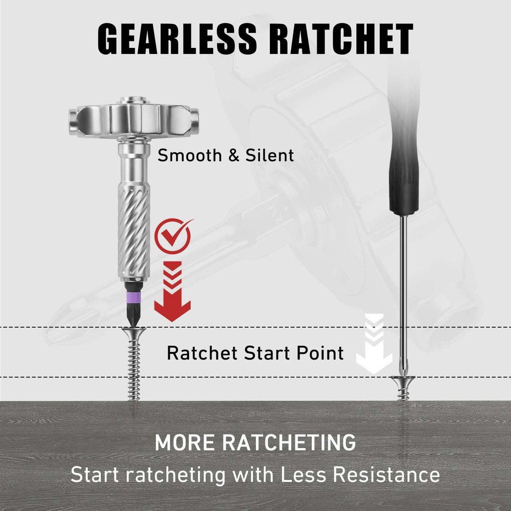 VMAN Ratchet Screwdriver Set, 100 in 1 magnetic Screwdriver sets, S2 Steel Bits, DIY Combination Flexible Shaft, Suitable for Furniture Assembly, Precision Electrical Appliance Repair, Bicycle Tools
