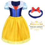 LIMIROLER 18 Pcs Princess Dress Up Clothes for Girls Role Play Gift Set
