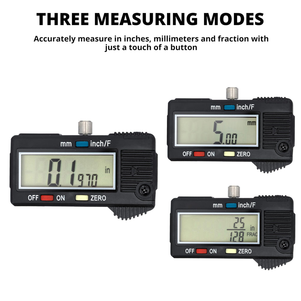 NEIKO 01407A Electronic Digital Caliper Measuring Tool, 0-6 Inches Stainless Steel Construction with Large LCD Screen Quick Change Button for Inch Fraction Millimeter Conversions, Digital Caliper