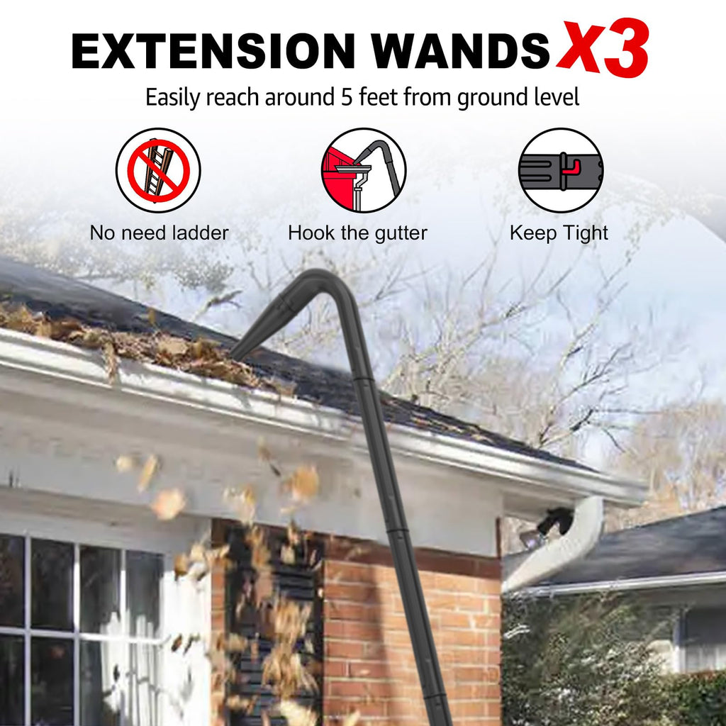 Sealegend 2-1/2 in. Gutter Cleaning Attachment Kit for Wet Dry Vac