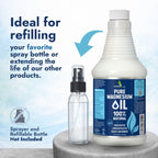 Pure Magnesium Oil Spray 32oz - Topical Magnesium for Sleep Extra Strength - Less Sting - Less Itch - 100% Natural and Organic Oil - Made in USA