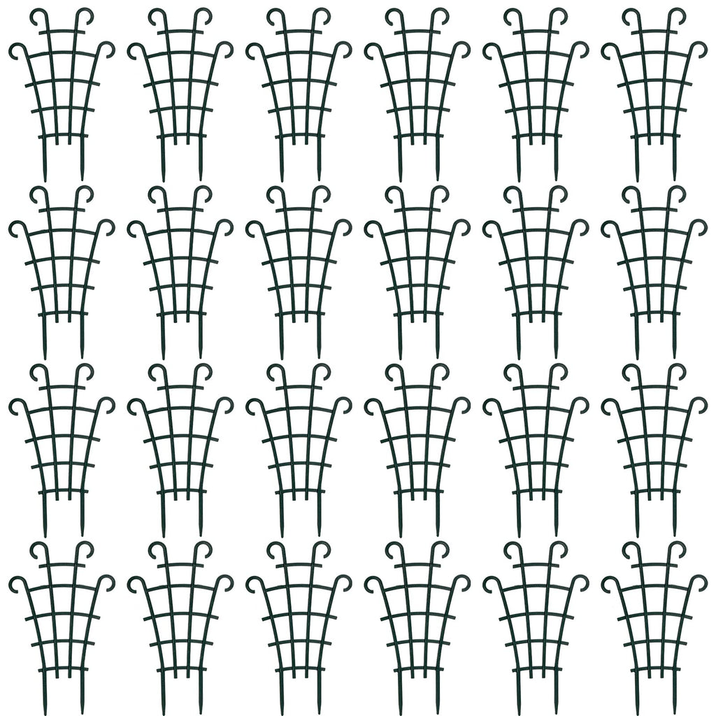 ZEAYEA 24 Pack Trellis for Potted Plants, Plastic Small Trellis for Pot, Mini Climbing Trellis Flower Pots Support for Potted Climbing Plants Vines