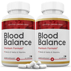 Justified Laboratories Blood Balance - 60 Capsules, Pack of 2 - Advanced Circulatory Support Formula with a Blend of Herbs & Vitamins - 60 Servings