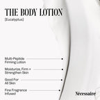 Nécessaire The Body Duo (Eucalyptus) Skincare Gift Set For Women + Men - The Body Wash 16.9oz + The Body Lotion 15.2oz. Multi-Oil Shower Gel Cleanser + Multi-Peptide Body Moisturizer. Non-Comedogenic.