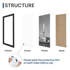 ENJOYBASICS 12x18 Picture Frame, Wall Gallery Frames Set of 2, Black