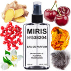 MIRIS No. 538204, Inspired by Electric Cherry, Long-Lasting Unisex Eau de Parfum for Women & Men, Spray 3.4 Fl Oz / 100 ml