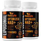 Rossylla Liposomal NAD+ Supplement, 1300 mg per Serving, NAD Plus Supplement with Liposomal Delivery, Supports Cellular Energy and Healthy Aging, 120 Softgels