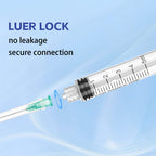5ml Syringe with 21 Gauge 1.5 Inch for Scientific Lab Industrial Dispensing or Measuring,100pack