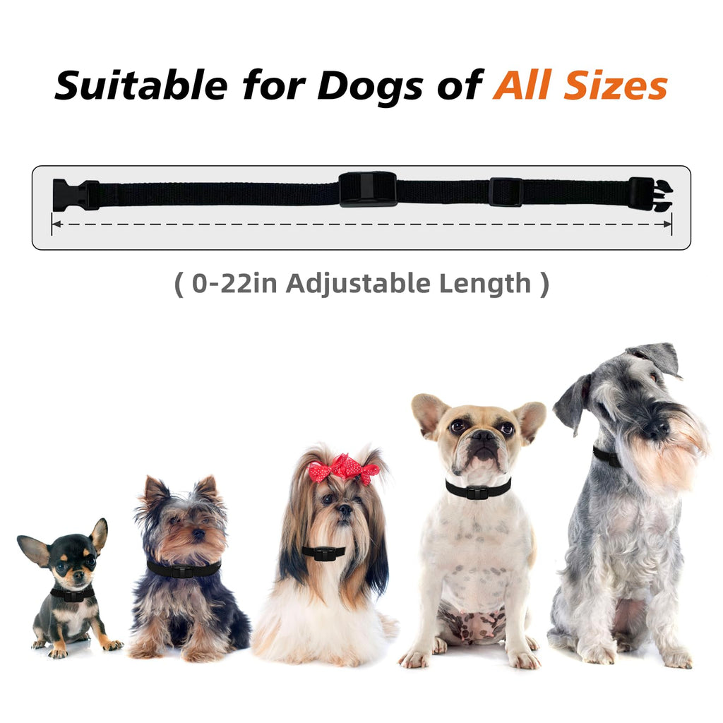 Tiniest Dog Shock Collar, Lightest Dog Training Collar with Remote for Small Dogs 5-15lbs & Medium Large Dogs/Puppies, Waterproof, Rechargeable, 1300ft Range (Black&Ultra Tiny)