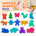 Dough Tool Sets for Kids Age 3-8,Cute Playdough Accessories with Rolling Pin Dough Mat Storage Box,Party Pack Toys for Kids Age 3-5 4-8,Educational Toys Gift for Birthday Christmas Boys Girls
