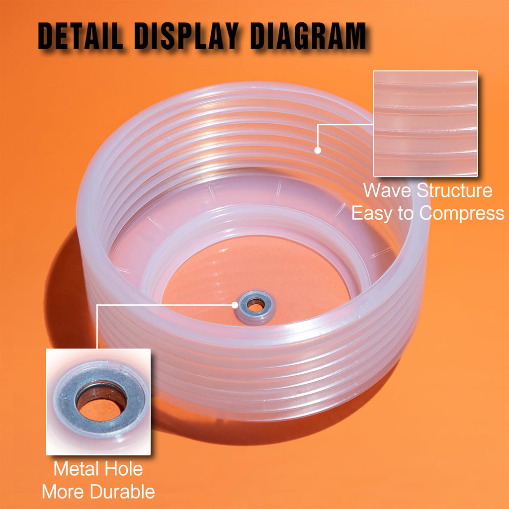 VIKITON 6-1/8 Hole Saw for Recessed Lights, 6.1 Inch Hole Cutter with Dust Bowl Catcher for Led Recessed Lighting 6 Inch and Wood Metal Drywall, Bi-Metal Construction