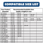 Supplement and Supply 115 x 28 mm Clear Perforated Shrink Band for Cosmetic Jars, Plastic Jars & Regular-Mouth Mason Jars [Cap Diameter: 2 3/4"] Pack of 100