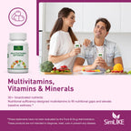 Methylated Multivitamin for Women, 30-in-1 Nutrients Formula with Inositol, CoQ10, Biotin, Zinc for Hair Health Support, Resveratrol, Vitamin C, Alpha Lipoic Acid for Skin Health Support, 60 Capsules