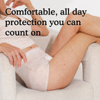 Because Adult Incontinence Underwear for Sensitive Skin - Women - Premium Overnight Disposable Briefs, Anti Odor - White, Small/Medium - Absorbs 6 Cups - 16 Count (Pack of 1)
