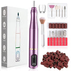 TUOBEO Cordless Nail Drill Electric Nail File Kit, Rechargeable Efile Set