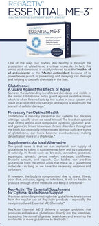 Reg'Activ Essential ME-3, 30 Capsules. A Glutathione-producing Probiotic That Delivers Glutathione to The Intestine for Efficient Guthatione Supplementation