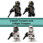 LEGO Star Wars Death Trooper & Night Trooper Battle Pack Kids Toy - Building Set for Pretend Play - Ahsoka Series Model Kit for Boys and Girls, Ages 6+ - Birthday Gift Idea for Movie Fans -75412