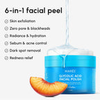 MAREE Glycolic Acid Toner Pads - Face Pads for Exfoliating Peel Zero Pore