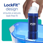 PUR Plus Water Filter Replacement for Pitchers & Dispensers, 6-Month Supply, 3 Count, Blue (PPF951K3)