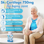 Euphea Cartilage, with Cartilage 750mg, Glucosamine & Collagen, Great for Seniors & Athletes, 100 Capsules