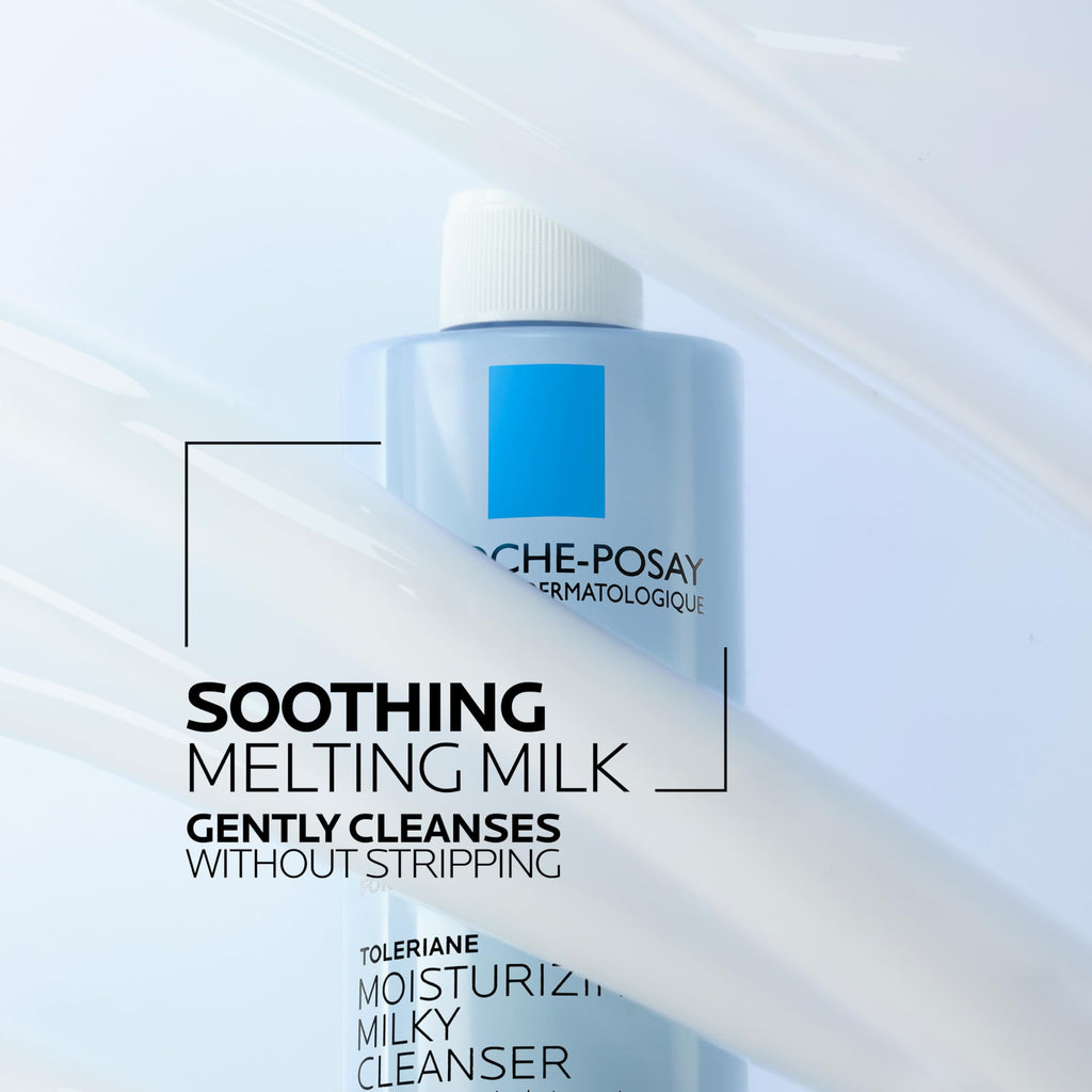 La Roche-Posay Toleriane Moisturizing Milky Cleanser with Glycerin, 13.5oz