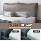 FOUXTEL 4 Modes Pillow Wedge for Headboard Gap, Foldable Bed Wedge Pillow, Bed Gap Filler King Size Fill The Gap (0-7"), Mattress Gap Filler Long Pillow Between Headboard and Mattress