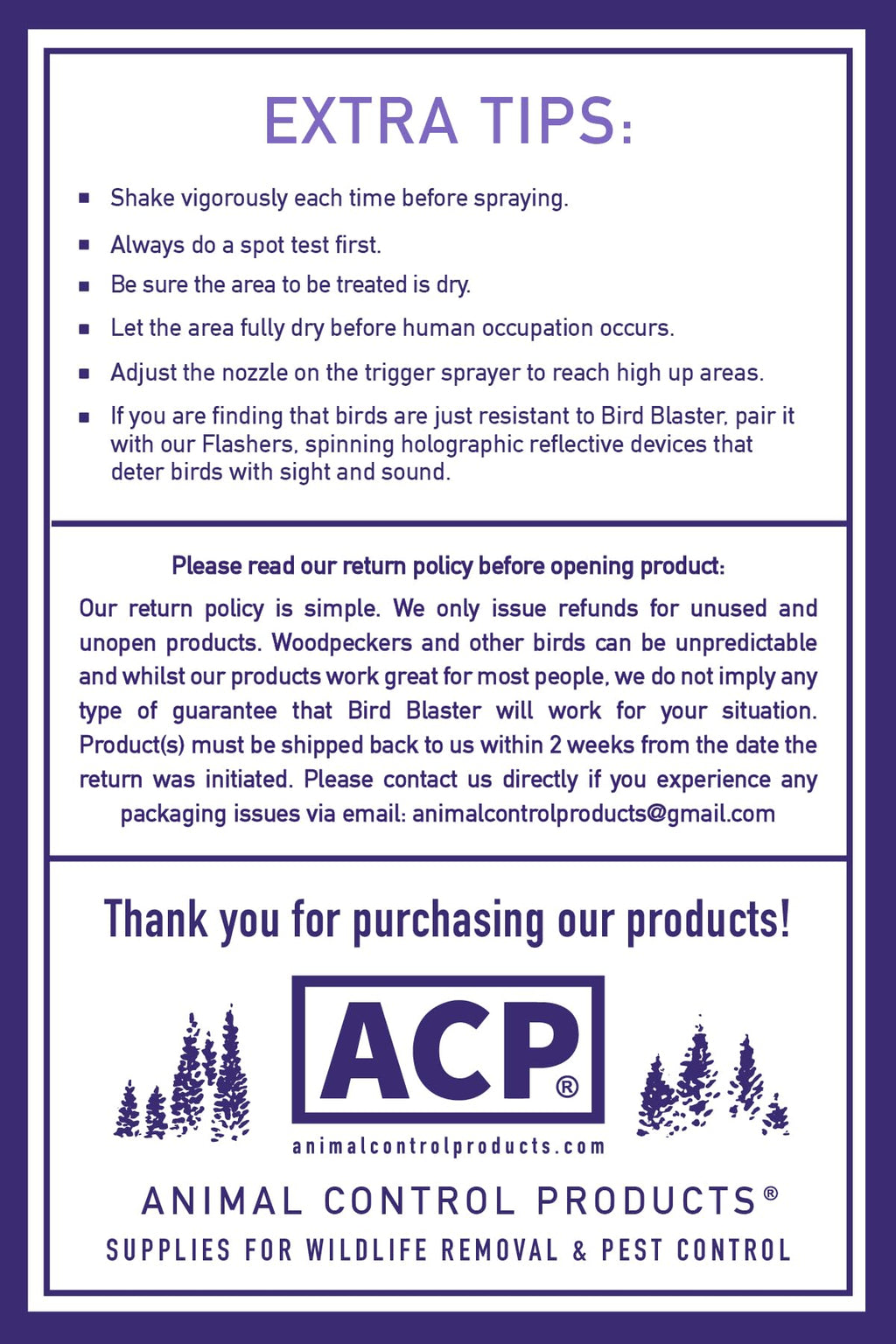 Bird Blaster 16oz Spray Keep Woodpeckers Away House Siding Stop Woodpeckers on House + Other Birds Flickers Blue Jays to Prevent Home Building Patio Deck Damage | Anti-Woodpecker Deterrent Repellent