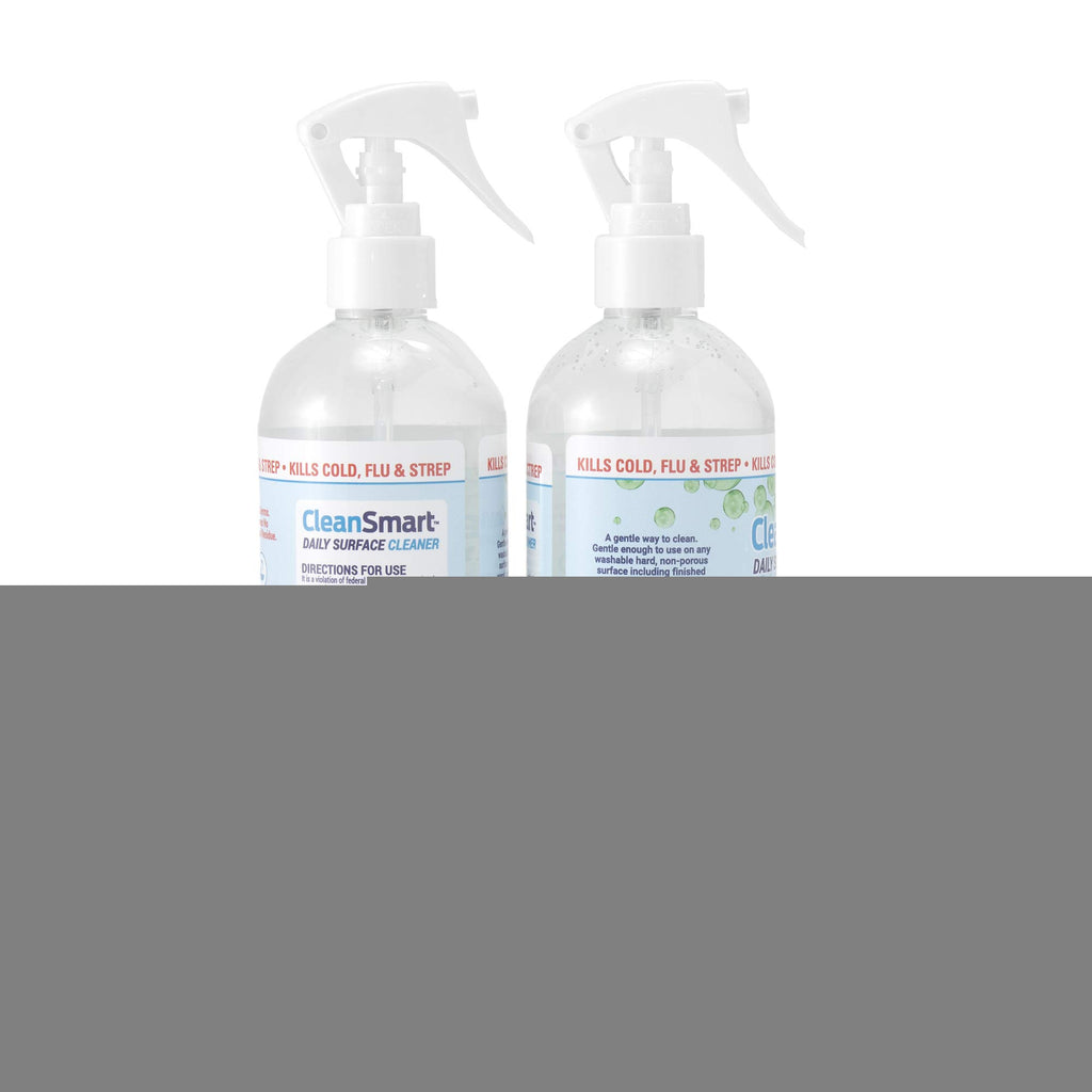 CleanSmart Daily Surface Spray Disinfectant, Kills 99.9% of Viruses, Bacteria, Mold & Fungus, 16 oz Bottle (Pack of 3)