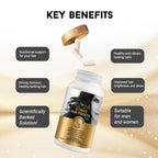 Joyce Giraud Ultimate Hair Strength Supplements 30-Day Supply, Scientifically Formulated to Reduce Hair Loss, 60 Capsules