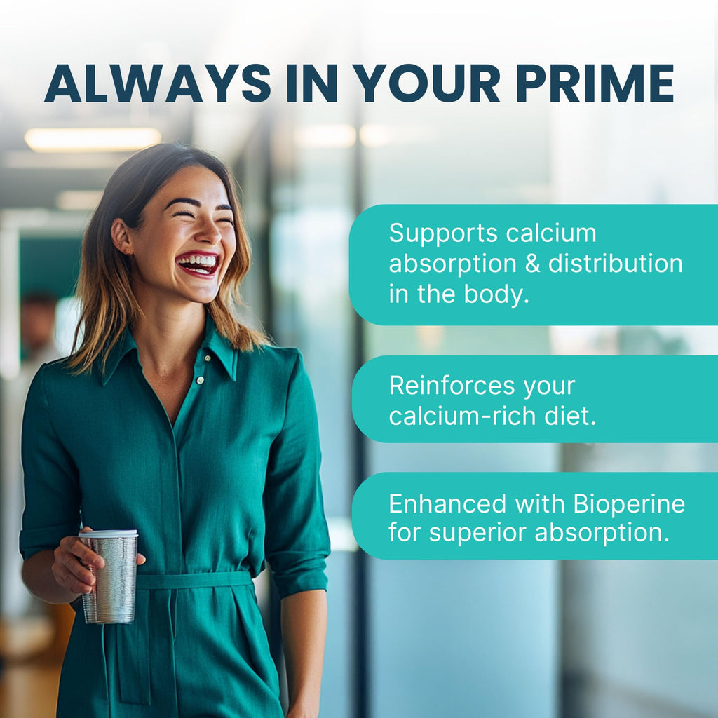 4-in-1 Calcium Supplements for Women and Men - Calcium with Vitamin D3 K2 5000 IU Supplement, 601mg per Serving for Heart, Bones & Body Defenses - Gluten-Free, Vegan-Friendly (240 ct)