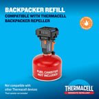 Thermacell Fuel-ZoneGuard Backpacker Mosquito Repellent Mat Refill; 15-FT Zone of Scientifically Proven Outdoor Protection; Fuel-Powered; Patio Shield; 48Hr Refill; Bug Spray Alternative; Scent Free