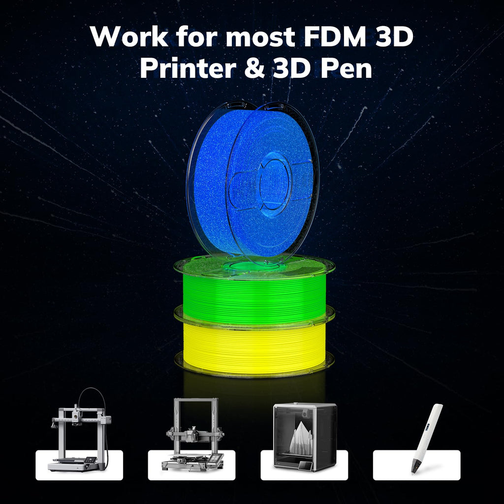 AMOLEN 3D Printer Filament PLA, True High Speed 600mm/s 1.75mm PLA Filament Matcha Green PLA, 1KG/2.2lb, Dimensional Accuracy +/- 0.02 mm, Smooth & Non-Tangle, Fits for Most FDM 3D Printer