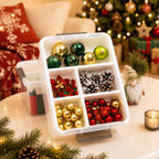 Citylife 17QT Clear Craft Organizers and Storage Box with Removable Tray