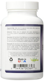 Bio Nutrition Eye Wellness with Zeaxanthin Vegetarian Capsules, 60 Count