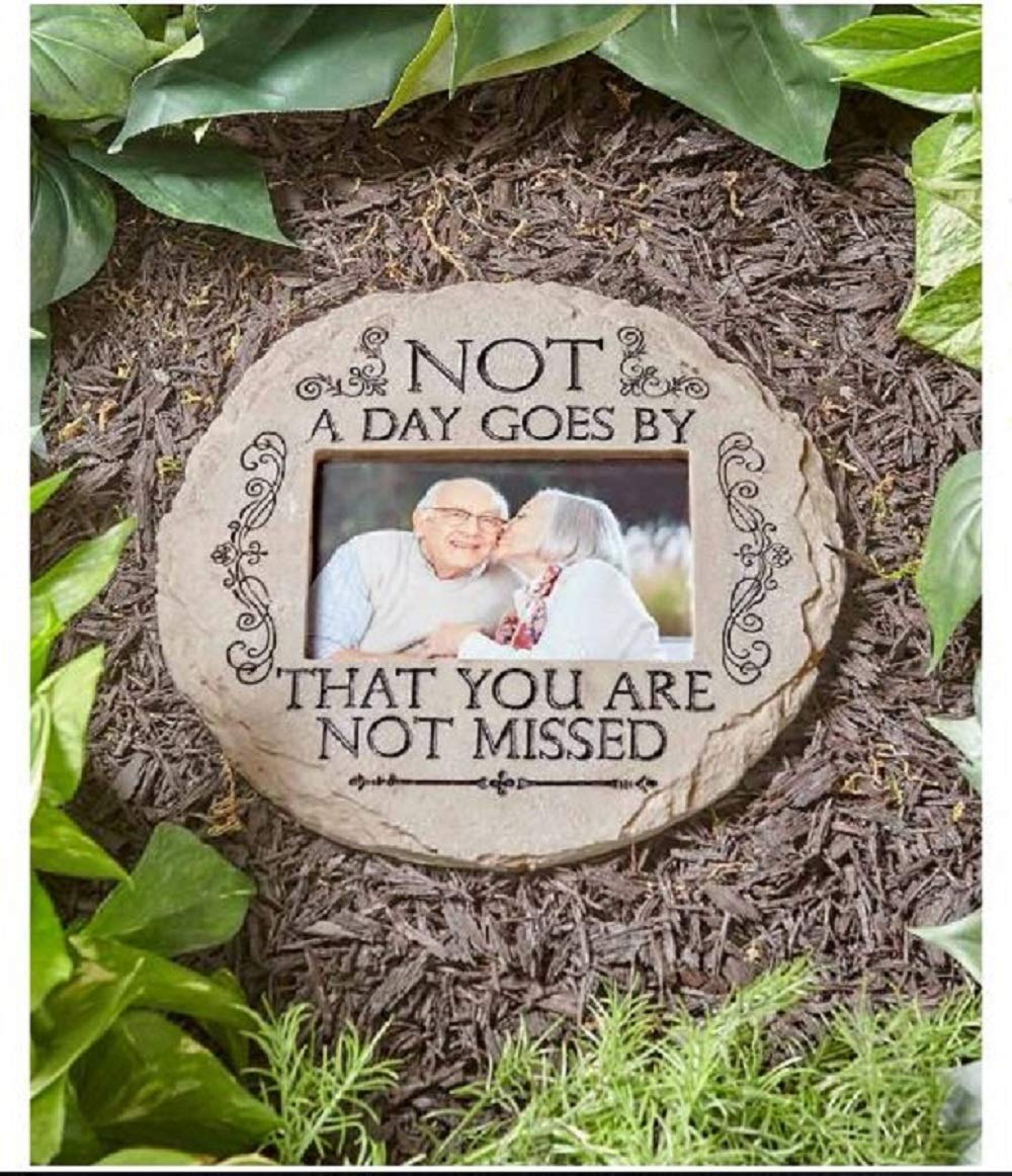 Memorial Garden Photo Stone Not a Day Goes By