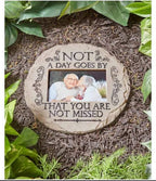 Memorial Garden Photo Stone Not a Day Goes By