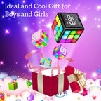 Xinbeiya Rechargeable Handheld Cube with Games, 15 Fun Brain & Memory Games