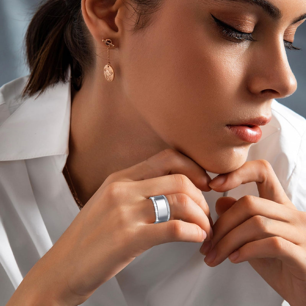 2-Pack Stackable Bands for Oura Ring 5/Ring 4/Ring 4 Ceramic/Gen 3 Stack