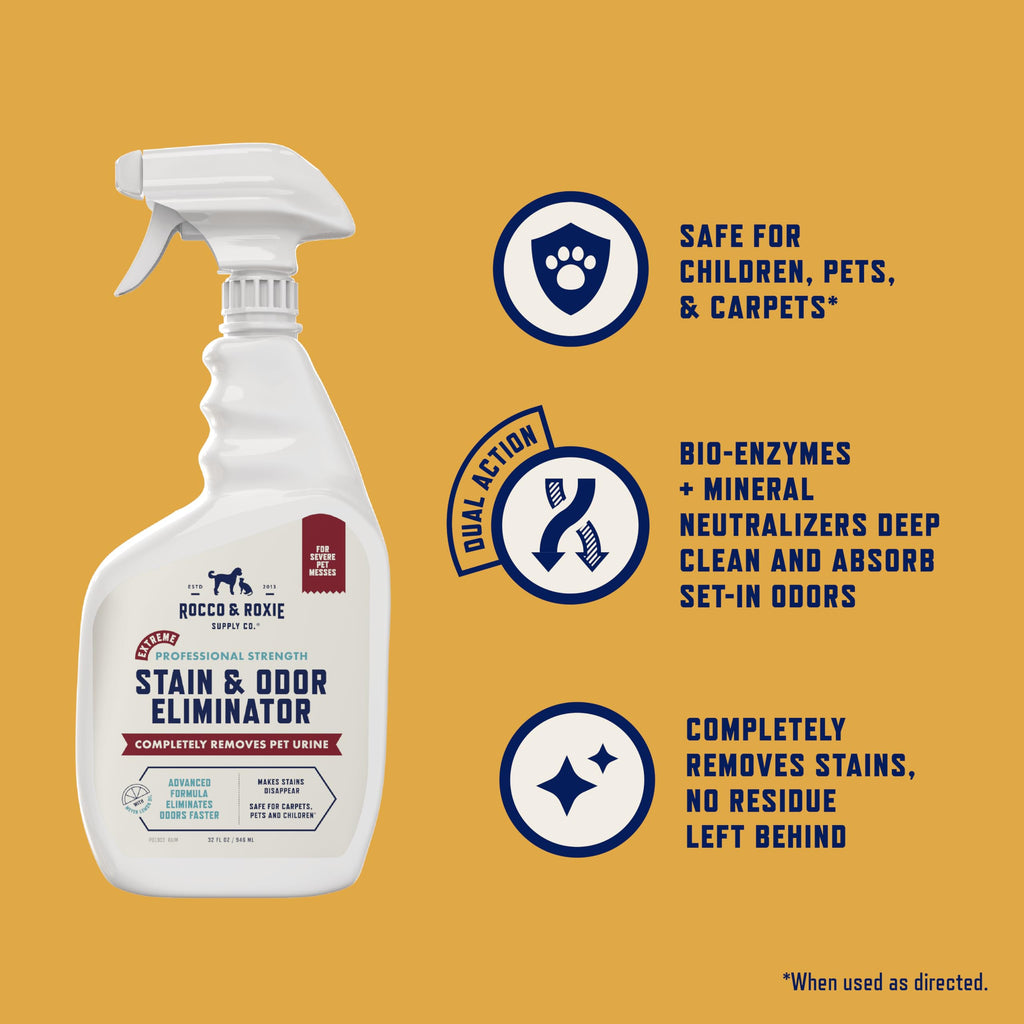 Rocco & Roxie Extreme Enzyme Stain & Odor Eliminator Spray