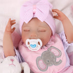 BABESIDE Lifelike Reborn Baby Dolls Boy - 17-Inch Baby Soft Body Realistic-Newborn Baby Doll Full Body Vinyl Real Life Baby Dolls with Toy Accessories for Kids