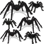 Boogem Halloween Spider Decorations 6 Pack: Giant Spider Outdoor Decoration