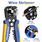haisstronica Wire Stripper and Crimper Set, AWG 26-10 for Heat Shrink